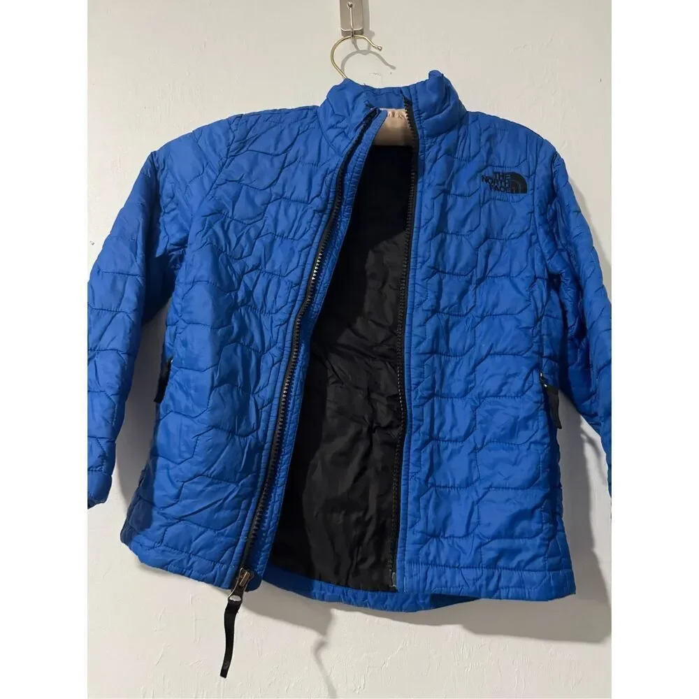 The North Face Thermoball blue puffer jacket 5